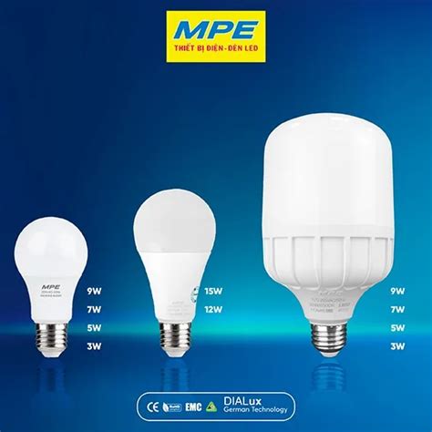 Đèn LED Bulb MPE LBD3 Công Nghệ Chống Ẩm Vượt Trội