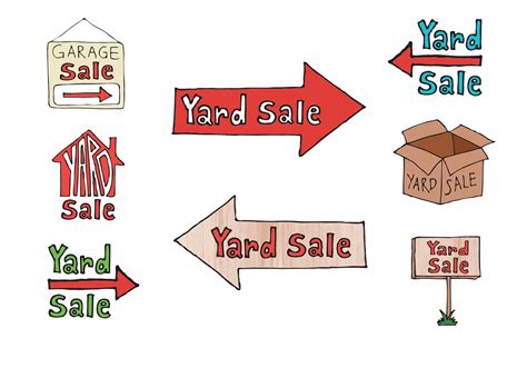 Free Yard Sale Vector Series 89400 Vector Art at Vecteezy