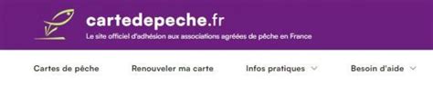 prenez votre carte de peche  elle est desormais disponible