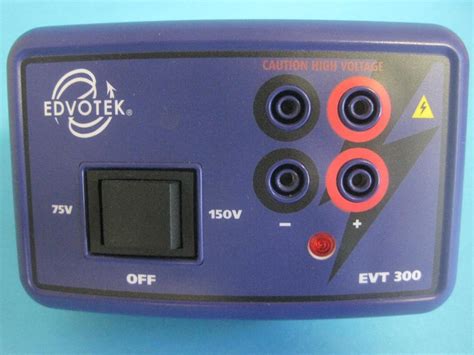 Edvotek Evt 300 Electrophoresis Power Source 70v 125v High Voltage For