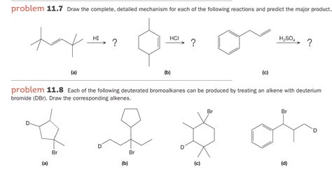 Solved Draw The Complete Detailed Mechanism For Each Of Chegg