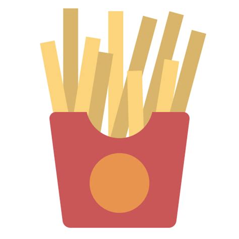 French Fries Generic Flat Icon