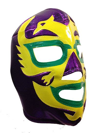 Dos Caras Lucha Libre Wrestling Mask Pro Fit Purpleyellow Professional Wrestling Lucha