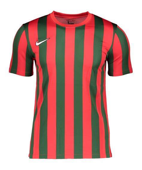 Nike Division IV Striped Trikot Kurzarm Rot F659 Rot