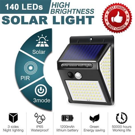 Led Solar Light Outdoor Pir Motion Sensor Grandado