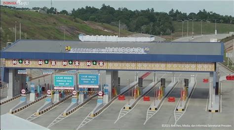 Tol Pertama Di Kalimantan Akhirnya Diresmikan