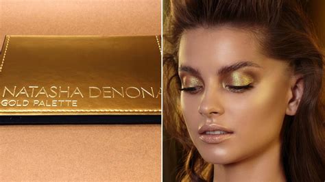 Natasha Denona Is Releasing The Gold Eye Shadow Palette October Allure