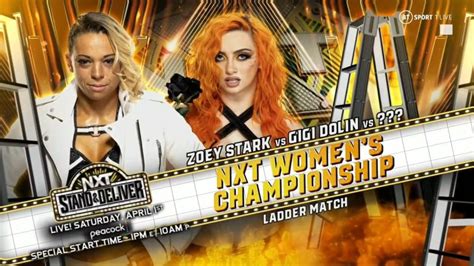 Wrestlezone On Twitter Zoey Stark And Gigi Dolin Qualify For Nxt Womens Title Ladder Match At