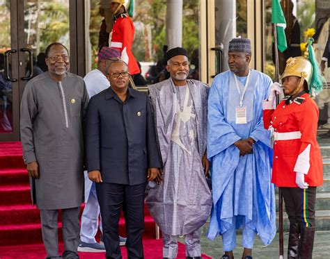 Extraordinary Summit Of Ecowas Heads Of State Holds In Abuja Economic