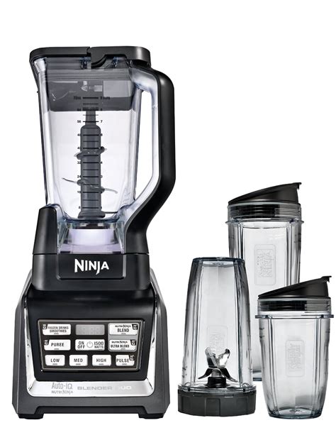 Nutri Ninja Personal And Countertop Blender With 1200 Watt Auto Iq Base Bl642 Review Kitchen