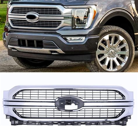 Karpal Front Bumper Grille Upper Grill Compatible With 2021