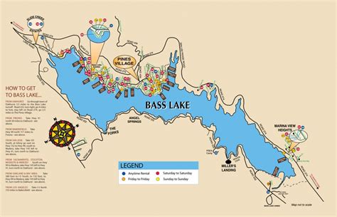 Maps - Bass Lake California Map | Printable Maps