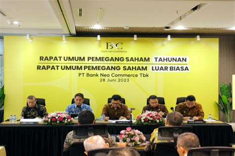 RUPST Dan RUPSLB Bank BNC Tetapkan Aditya Windarwo Jadi Pjs Direktur