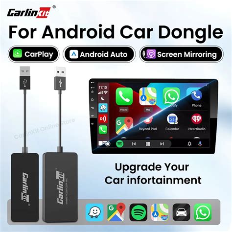 Carlinkit Wiredwireless Carplay Android Auto Dongle Screen Mirroring