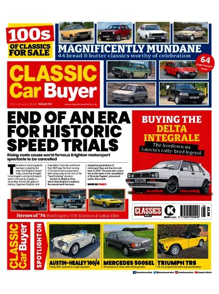 Classic Car Buyer Issue 721 31st January 2024 Magazine Pdf