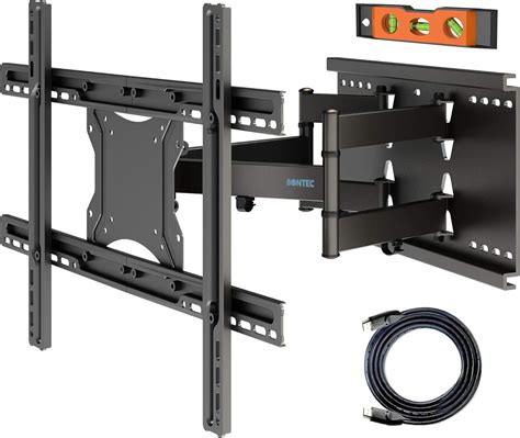 BONTEC Support TV Mural Orientable Et Inclinable Fixation Murale TV