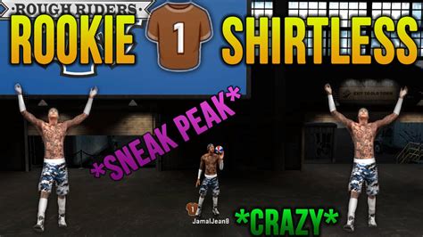 NBA 2K16 SHIRTLESS ROOKIE ONE REP GLITCH SNEAK PEAK YouTube