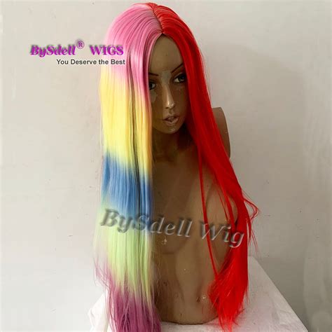 Nicki Minaj Rainbow Wig