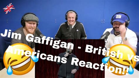 British Vs Americans Jim Gaffigan Stand Up Reaction Office
