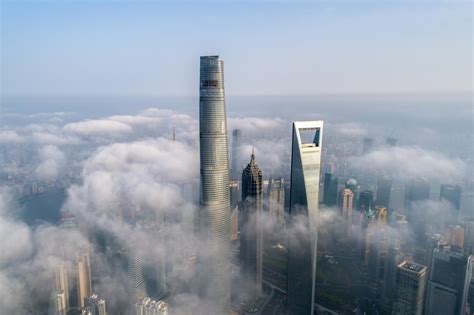 Shanghai Tower Najwyższy Budynek W Chinach I Trzeci Na świecie