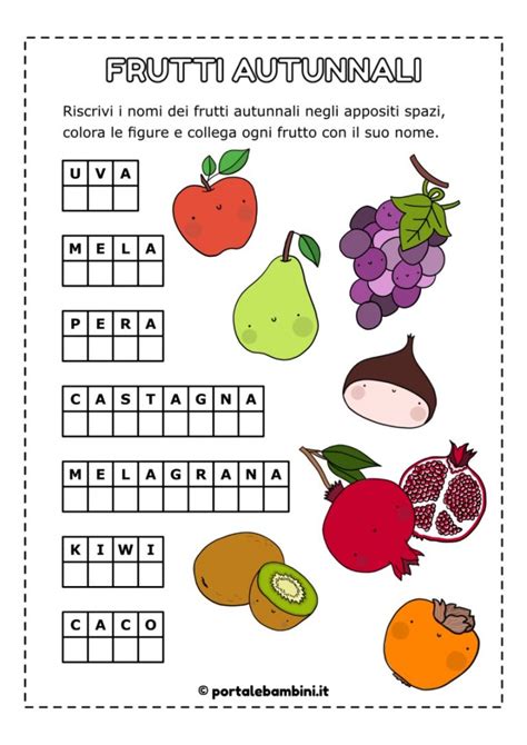 Le Parole Dell Autunno Portalebambini It