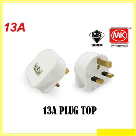 MK 654 WHI 13A PLUG TOP 13A FUSED 3 PIN PLUG TOP SIRIM APPROVED