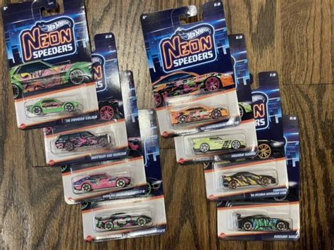 Hot Wheels Neon Speeders Jdm Series Lot Complet De Vhtf Eur