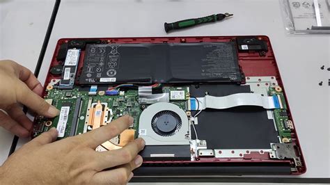 Acer Aspire A G R Diassembly Internal View Ram Upgrade