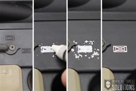 Quick And Inexpensive Diy Easily Colorize Your Ar 15 Fire Control Roll Marks Its Tactical