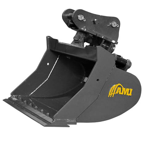 Hydraulic Tilt Ditch Cleaning Bucket AMI Attachments