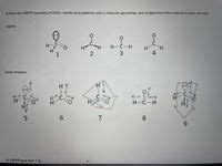 Answered: a) Draw the VSEPR Geometry of CH2O.… | bartleby