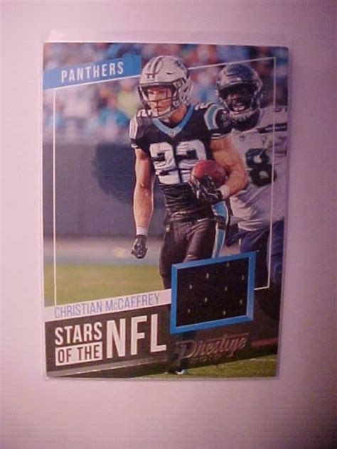 Christian Mccaffrey Panini Prestige Stars Of The Nfl Jersey Ss Cm