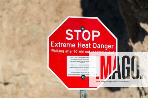 Extreme Heat Danger Sign