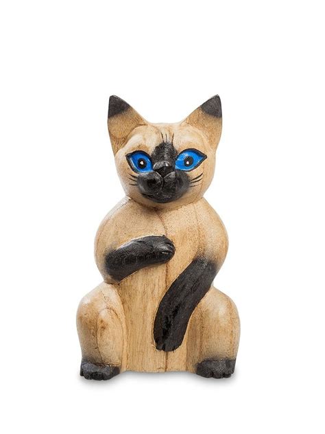 Фигурки кошек из дерева - картинки и фото koshka.top