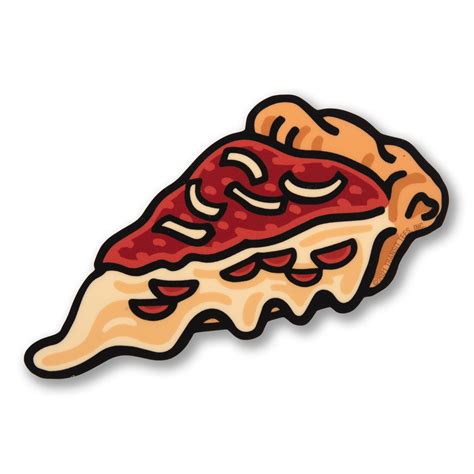 Deep Dish Pizza Sticker