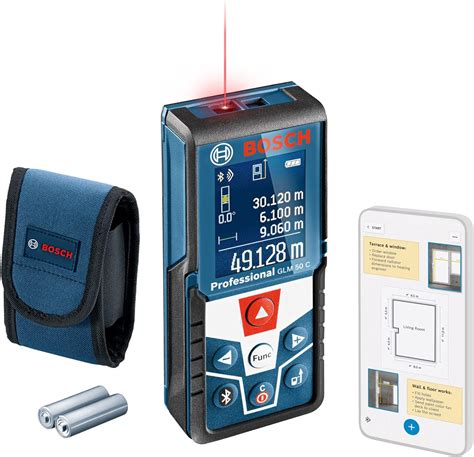 Bosch Professional télémètre Laser GLM 50 C Bluetooth inclinomètre