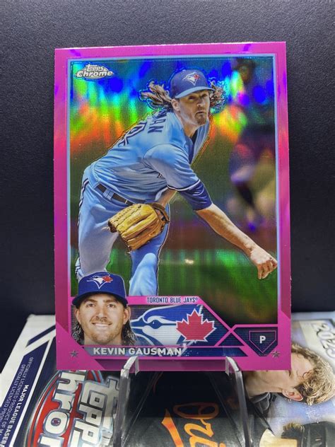 Kevin Gausman Topps Chrome Pink Refractor Toronto Blue Jays Ebay