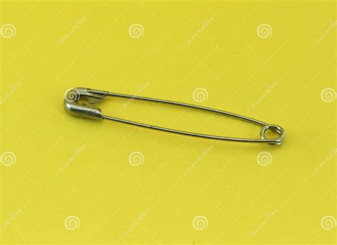 Steel Safety Pin Stock Image Image Of Metal Fashion 254445861