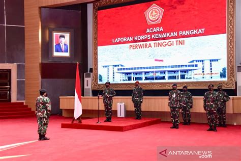 Panglima Tni Terima Laporan Kenaikan Pangkat Pati Tni Antara News