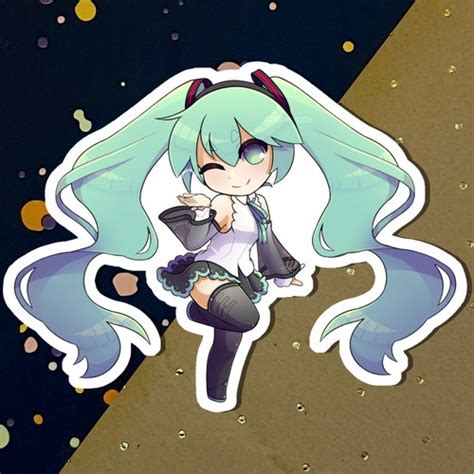 Hatsune Miku Weatherproof Vinyl Sticker Etsy