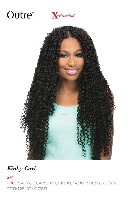 Kinky Curl Braid Outre X Pression Synthetic Crochet Kanekalon Hair