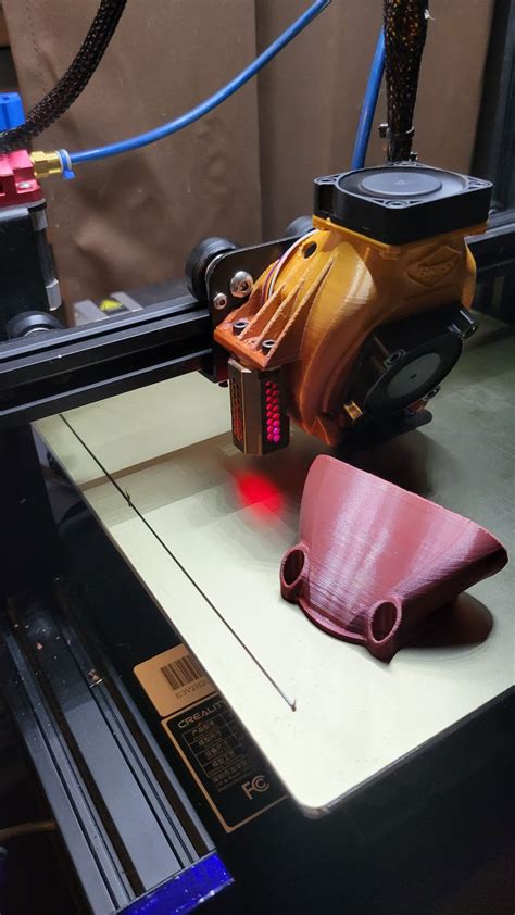 D Printed Ender V Pro Max Dual Mm Axial Fan Hot End Duct Fang Cr Micro