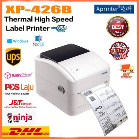 Xprinter Xp B Usb Barcode Shipping Label Thermal Sticker Printer