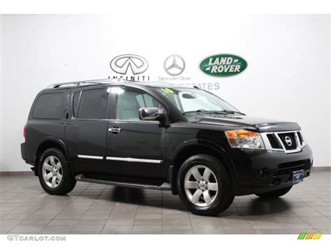 Galaxy Black Metallic Nissan Armada Titanium Wd Photo