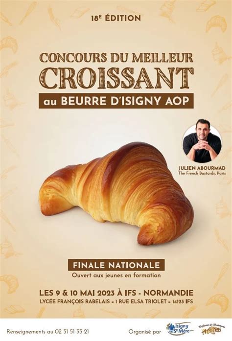 Concours Du Meilleur Croissant Au Beurre DIsigny A O P