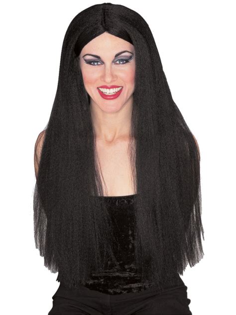 Long Straight Black Witch Wig