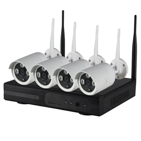 720 P CCTV 4CH Sans Fil Wifi NVR Kit 4 Canaux Enregistreur P2P ONVIF