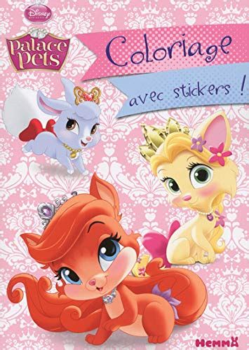 DISNEY PRINCESSES PALACE PETS COLORIAGE AVEC STICKERS DISNEY Amazon