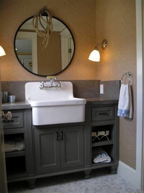 Double Farmhouse Sink Bathroom Vanity Besthomish