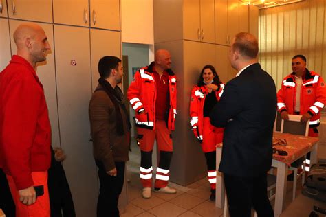 FOTO Gradonačelnik Mišel Jakšić na Staru godinu obišao dežurne službe